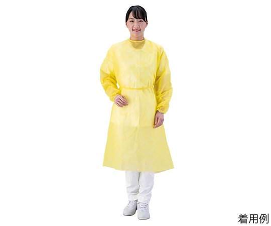 アイソレーションガウン（少量・箱入り） イエロー 10枚入 IG-Y