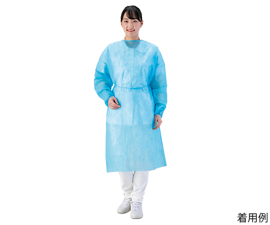 アイソレーションガウン（少量・箱入り） ブルー 10枚入 IG-B