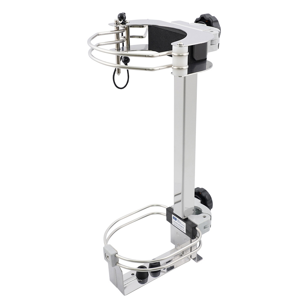 酸素ボンベホルダー レバー式（マルチクランプ） 500Lボンベ用 AM-BH25-2
