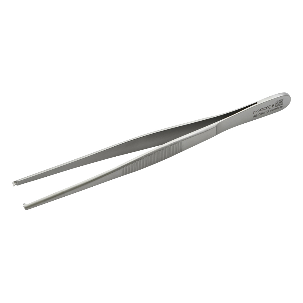 組織ピンセット 有鉤 1×2 爪 130mm AB 060/13