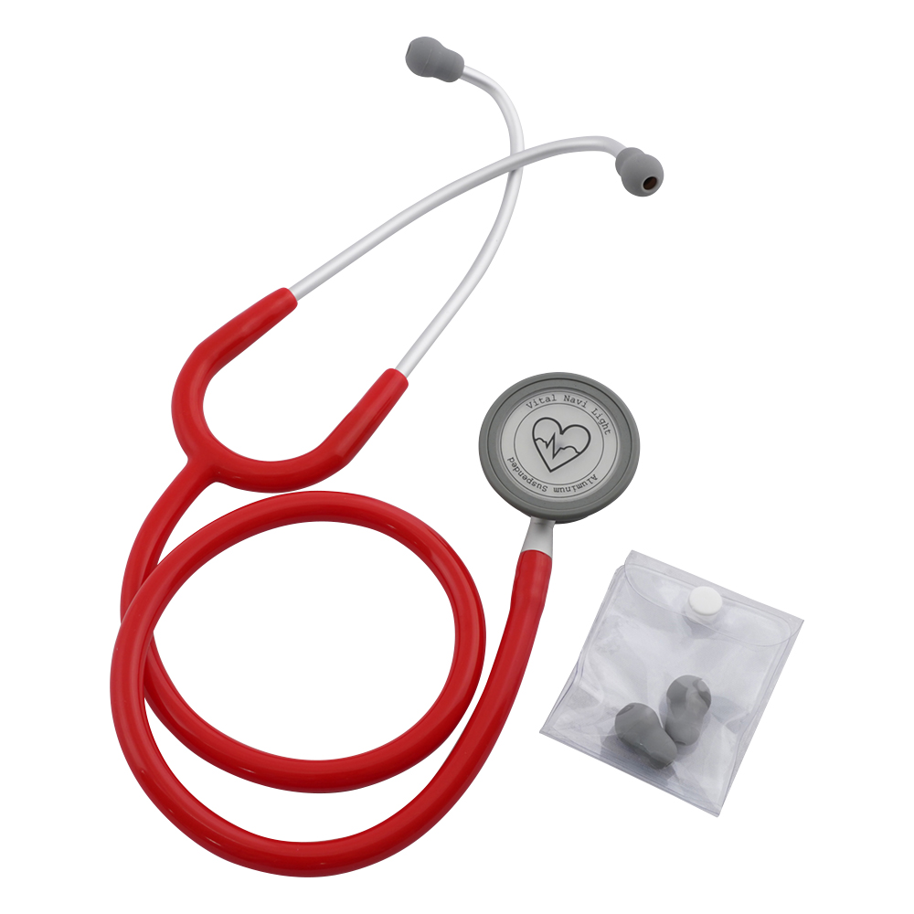 バイタルナビ聴診器 ライト サスペンデッド レッド