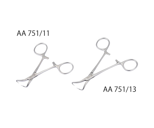 バックハウスタオル鉗子 115mm AA 751/11