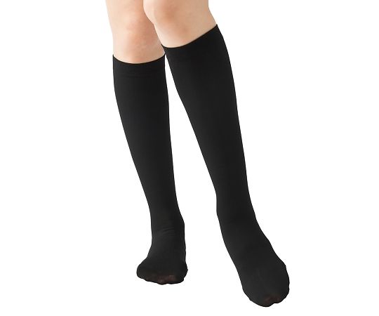 加圧弾性ストッキング ハイソックス ブラック L V20HCT1LBl