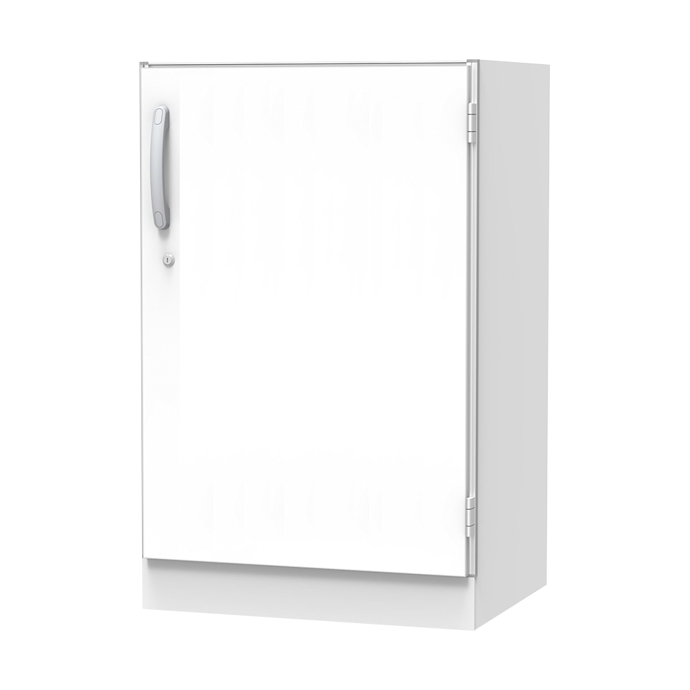 材料キャビネット（ロータイプ・トレイ収納） 664×550×1050mm 片開き扉 SL-T