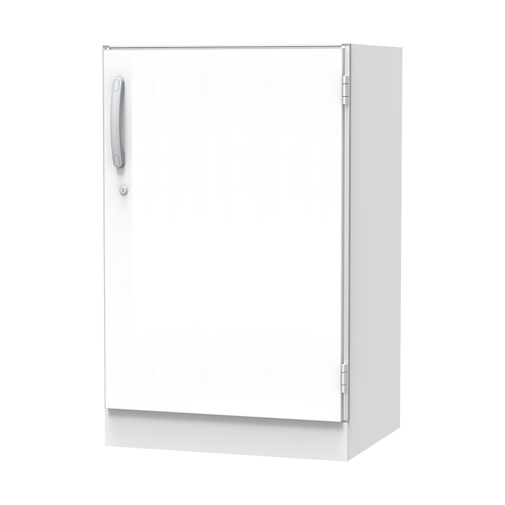 材料キャビネット（ロータイプ・棚板） 664×550×1050mm 片開き扉 SL-S