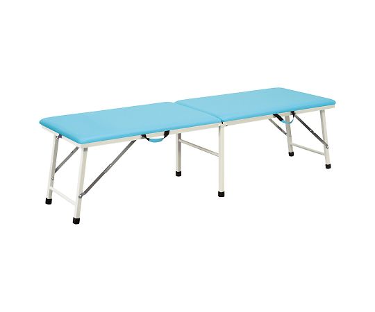 折りたたみ診察台 500×1800×500mm スカイブルー TPE-L50SB