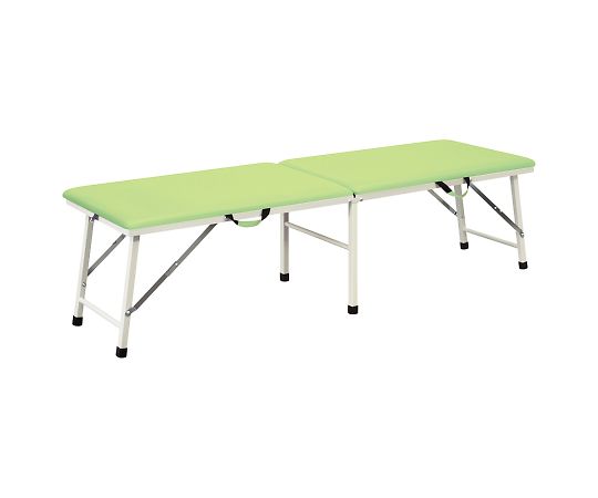 折りたたみ診察台 500×1800×500mm ライムグリーン TPE-L50LG