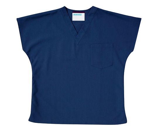 手術衣（男女兼用スクラブ） ネイビー 3L 136-98 3L