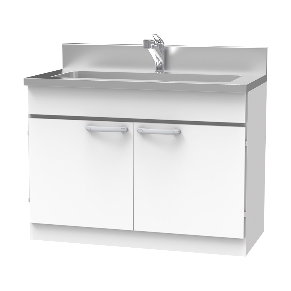 材料キャビネット（シンク） シングル 1200×600×1050mm SL-S12