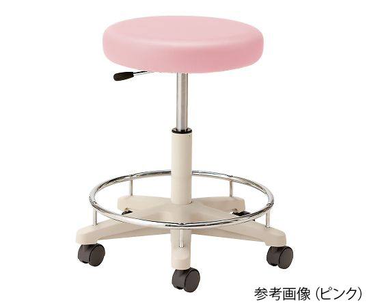 メディカルソフトスツール ハイタイプ・背なし・リング付き 510×465mm ピンク CA-15RL-Z