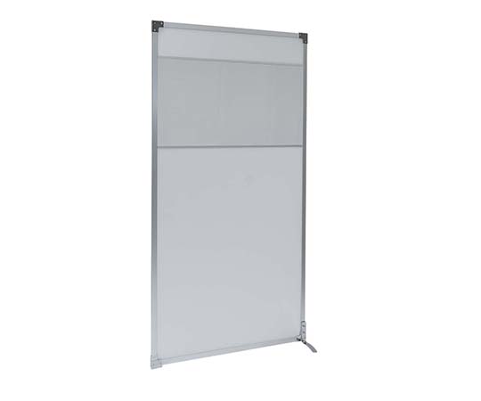 抗菌パーテーション（光透過性中空パネル） 連結 1970 透明窓付きフラット