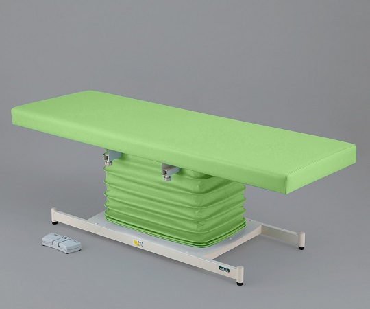 カラフル電動診察台 スタンダード 600×1900mm ライムグリーン ATE-6019LG