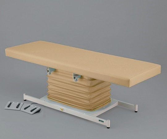 カラフル電動診察台 スタンダード メモリ付 700×1800mm アイボリー ATE-7018IV-M