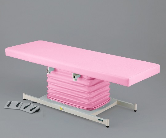 カラフル電動診察台 スタンダード メモリ付 700×1900mm ピンク ATE-7019PK-M