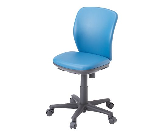 チェア[セミローバック] 肘なし ブルー OA-1005（VG1）