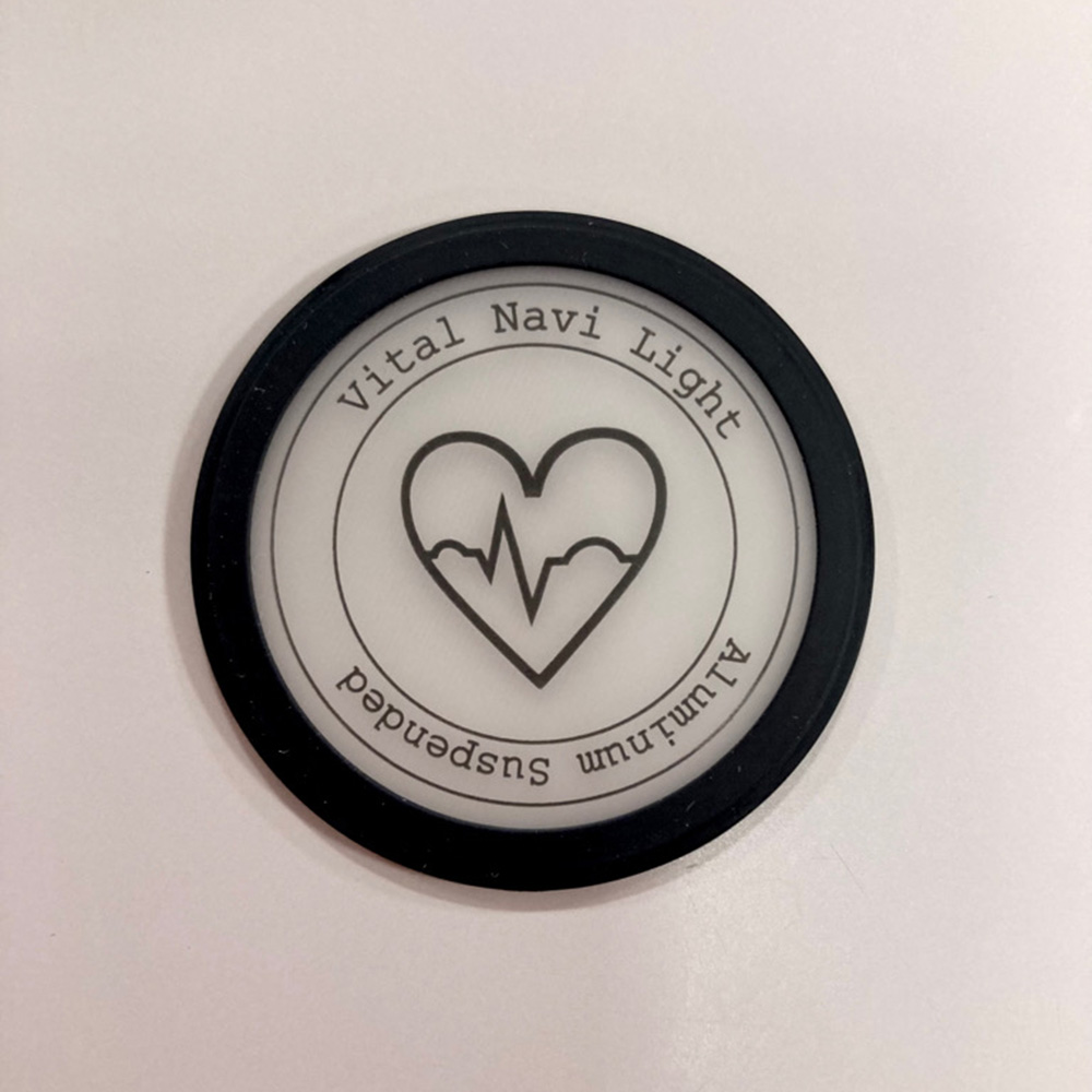 バイタルナビ聴診器 ライト サスペンデッド・オプション 交換用ダイアフラム ブラック