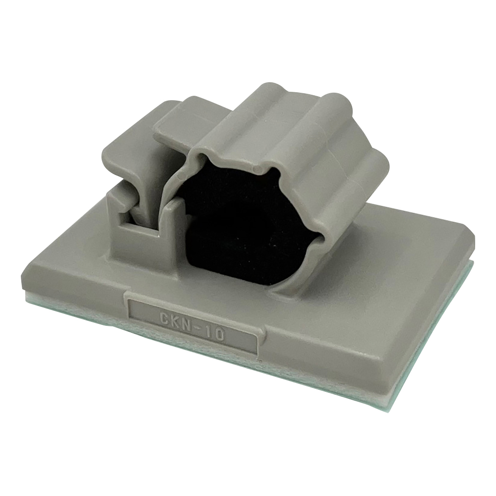 エムケーブルクランプ（スポンジ付き） 最大束線径：φ8mm 1箱（20個入） CKN-10SP-R