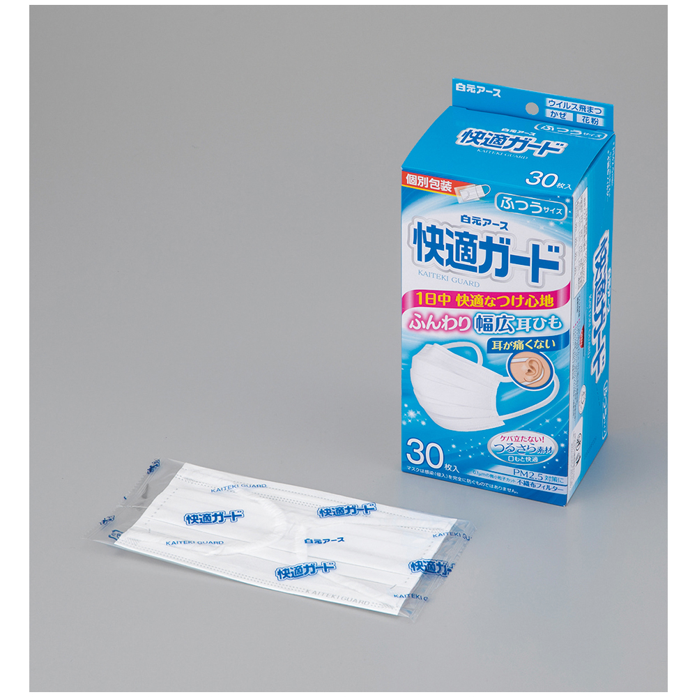 快適ガード　マスク　５８１３２－０