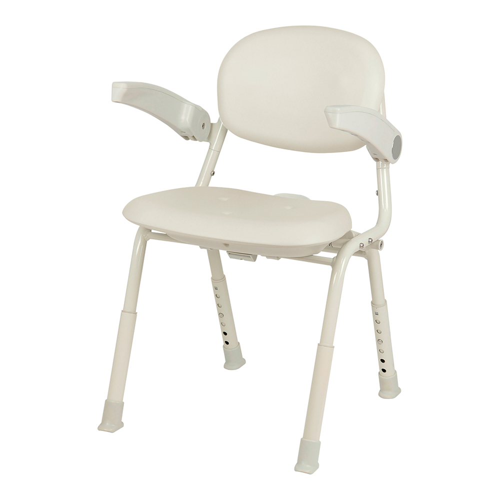 ユニプラスコンパクトシャワーチェア　ＢＳＵ１２－ＷＴ