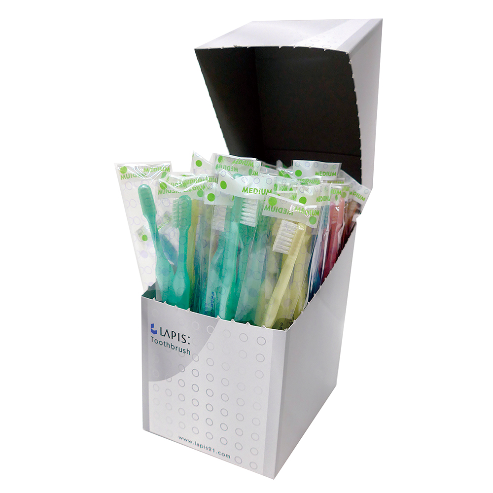 歯ブラシ ふつう ケース 1箱（1本×50袋入） 100-1500