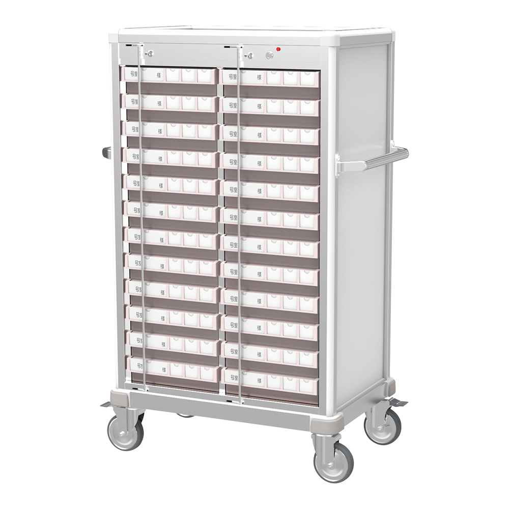 与薬カート24床用　MC-L2DC24P-8