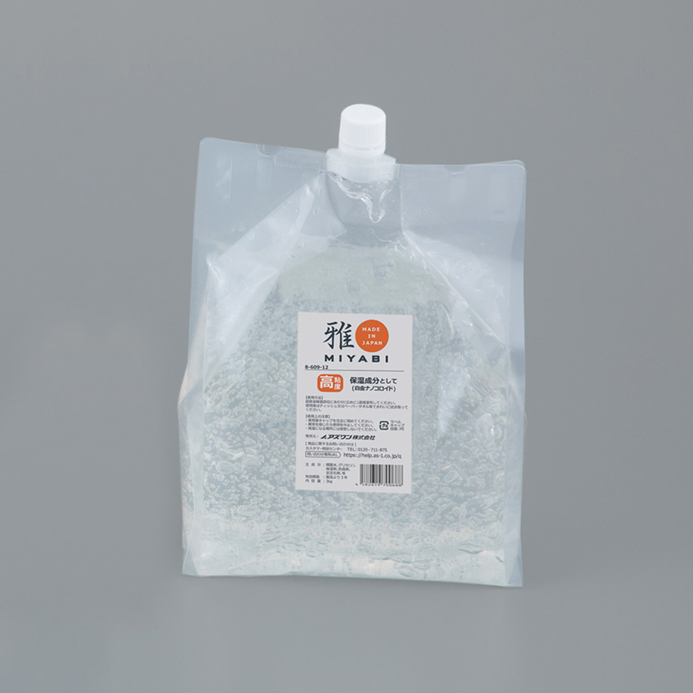 超音波ゼリー みやび　高粘度補充用パウチ　2袋入