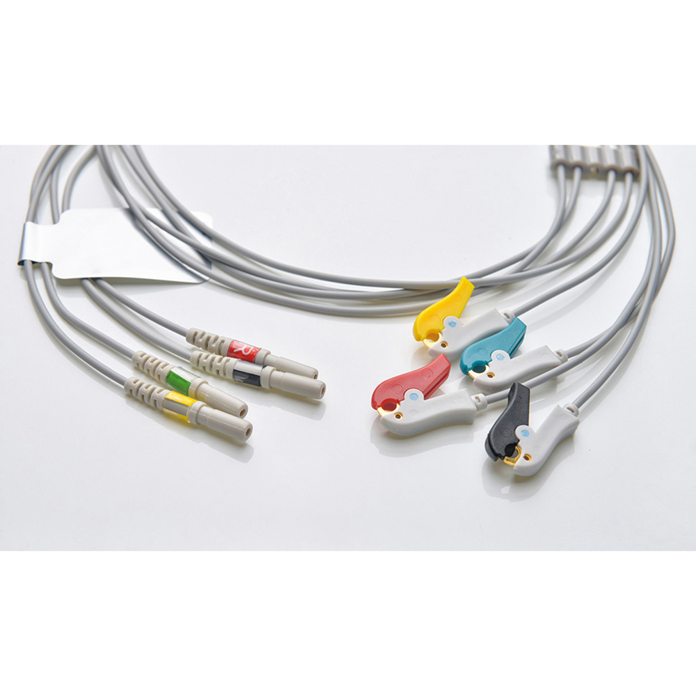 ECG電極用リード線　ND4-90NP-I　4本組