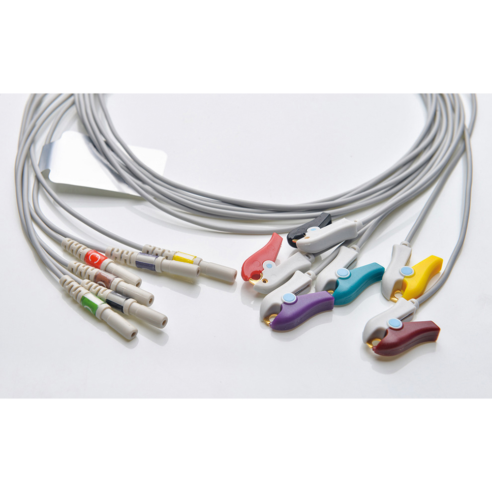 ECG電極用リード線　ND6-90NP-I　6本組