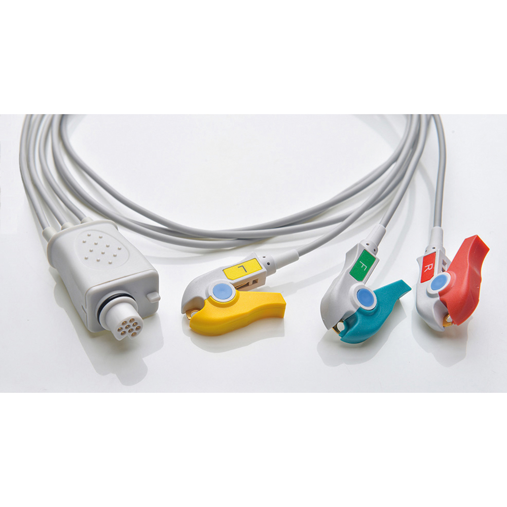 ECG電極用誘導コード　NFKD3-90P-I