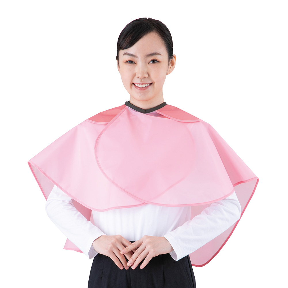 ダブルケープ ピンク 3744