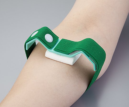 止血クランプ（NEクランプ パット部丸型） M グリーン 1個 スライダーバック入 NE-2071