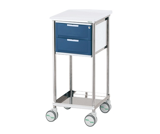 ナビスメイト・トレイワゴン 2段BOX ブルー