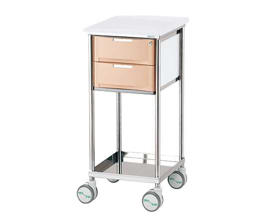 ナビスメイト・トレイワゴン 2段BOX ピーチ