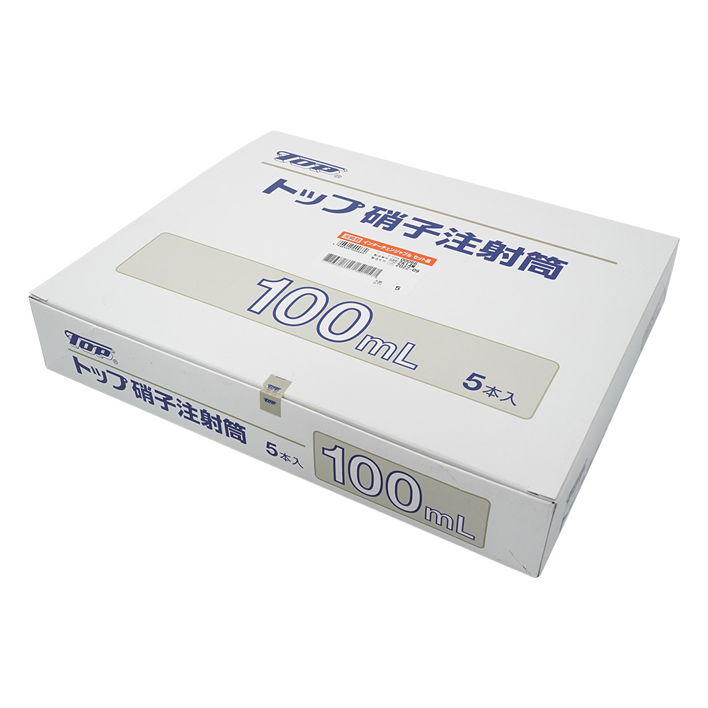 硝子注射筒（インターチェンジャブル浣腸器）セット 100mL 1箱（5セット入） 66