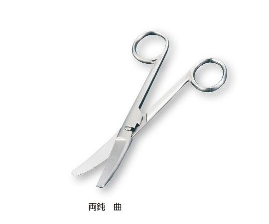 外科剪刀（ハズシ・エコノミータイプ） 両鈍 曲 E221-305