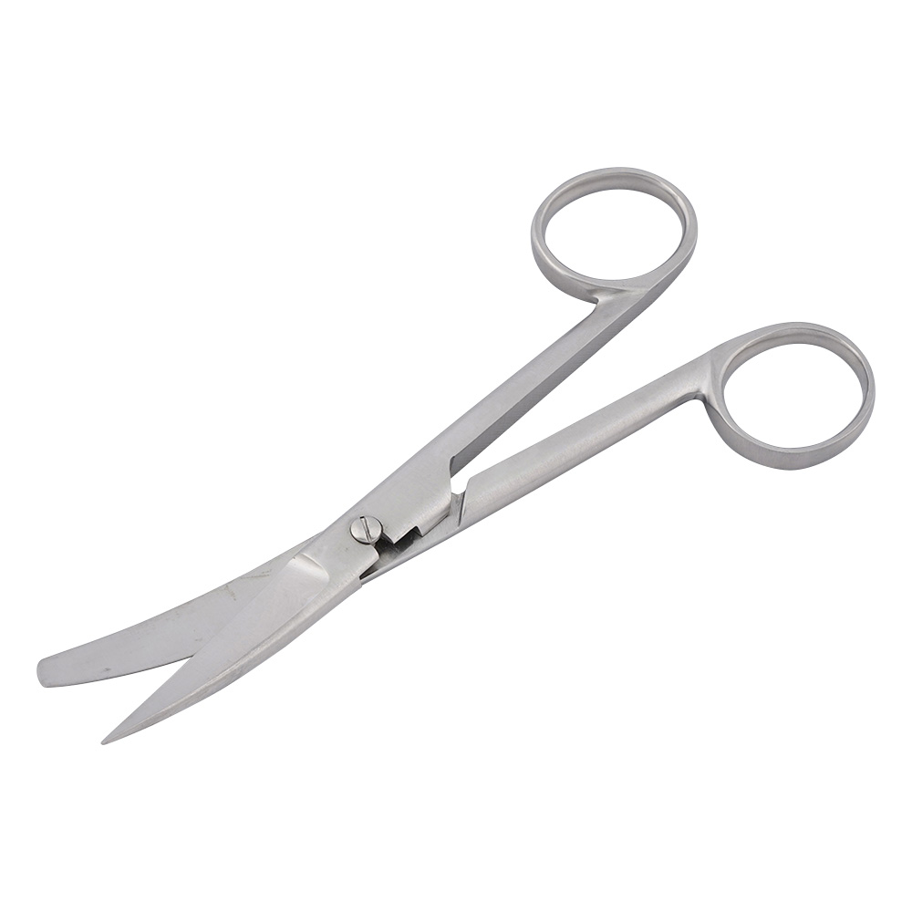 外科剪刀（ハズシ・エコノミータイプ） 片尖 曲 E221-306