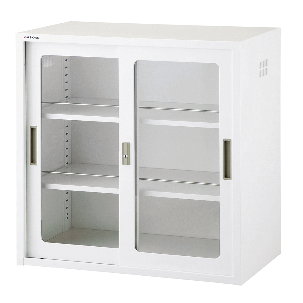 耐薬引違保管庫 ガラス戸 N-515G・OW