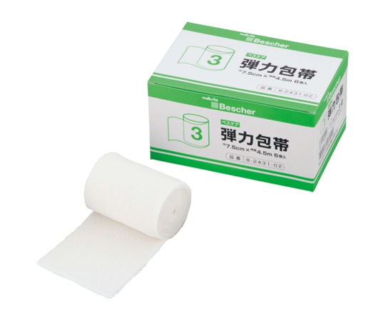 ベスケア 弾力包帯 3号 6巻入
