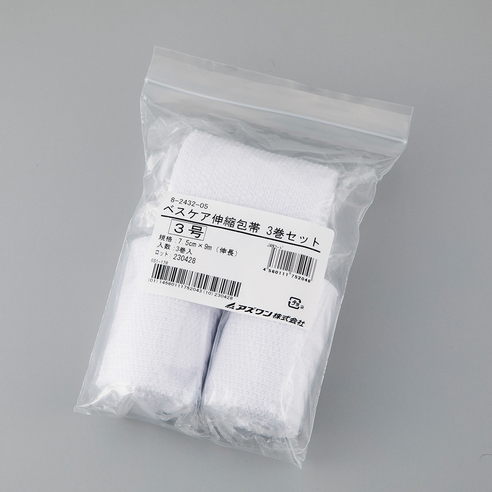 ベスケア伸縮包帯　3号　3巻入