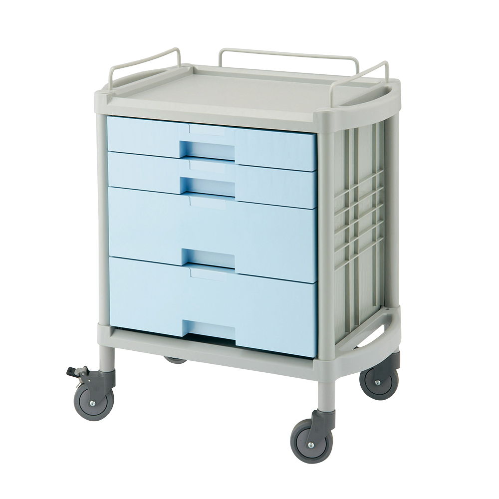 ユーティリティカート 引出浅型2段・深型2段 745×475×850mm YDS-302