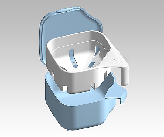 入れ歯洗浄用カップ ブルー K-7011