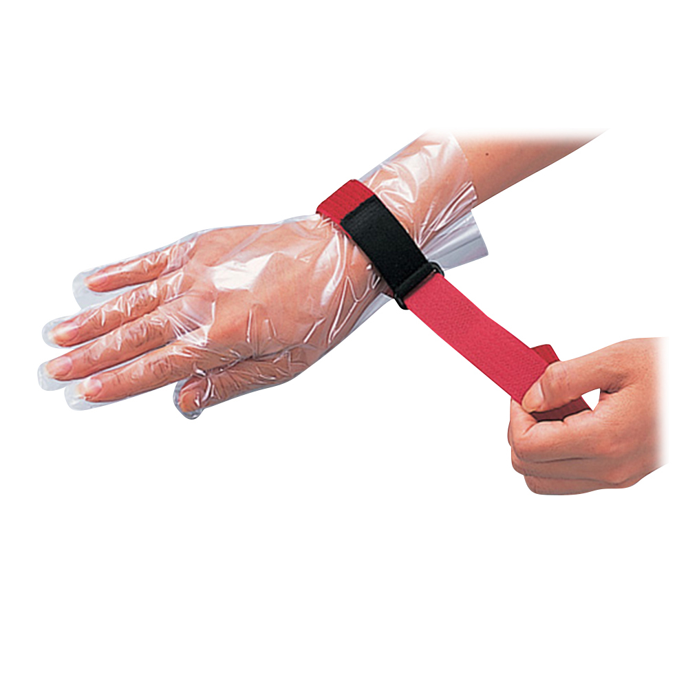 リスト＆レッグシールバンド（伸縮タイプ） 赤 2本入 R