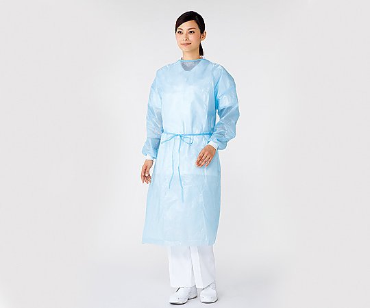 プロシェア アイソレーションガウン ブルー 25枚入 PS-B