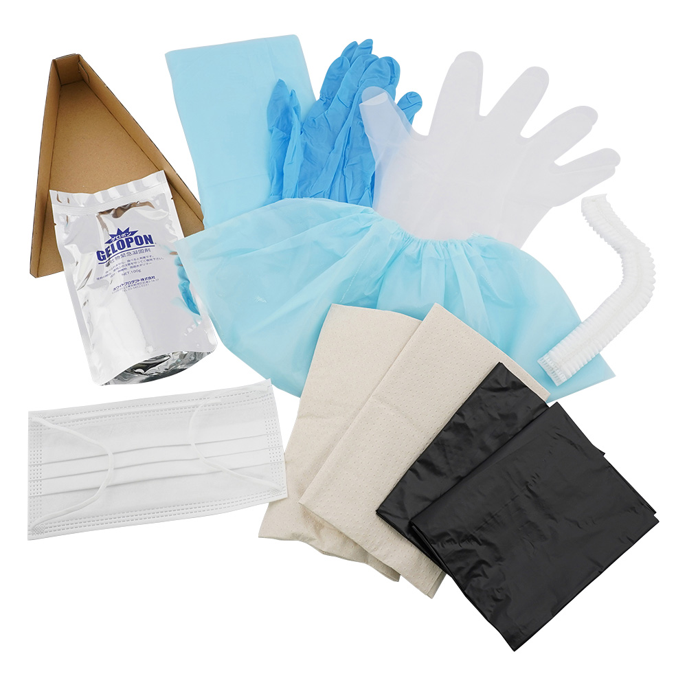 嘔吐物緊急凝固剤セット ゲロポン（R）-DX 183-W