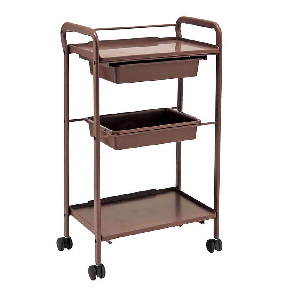 ワゴン 495×330×870mm ブラウン NVW-BR