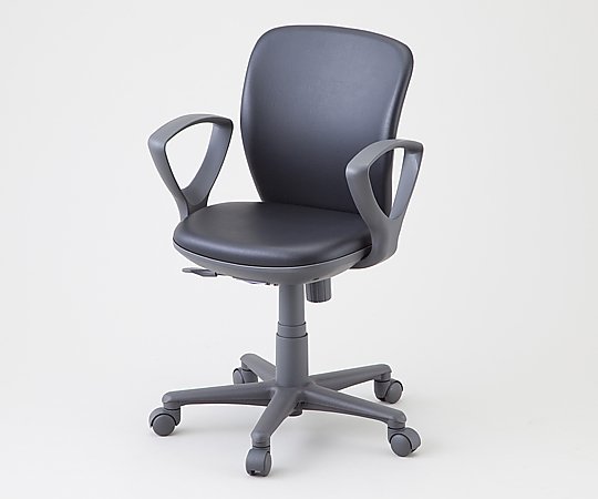 チェア[セミローバック] 肘付き ブラック OA-1055EJ（VG1）