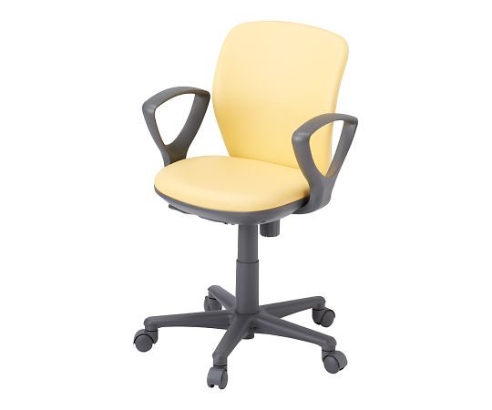 チェア[セミローバック] 肘付き イエロー OA-1055EJ（VG1）