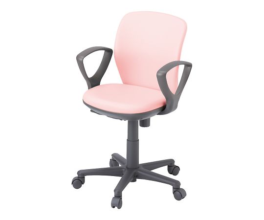 チェア[セミローバック] 肘付き ピンク OA-1055EJ（VG1）