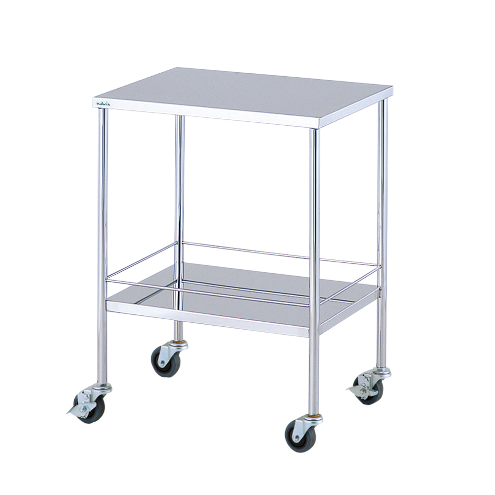 エコノミー回診車 KWC2-S（静音タイプ） 2段 600×450×800mm