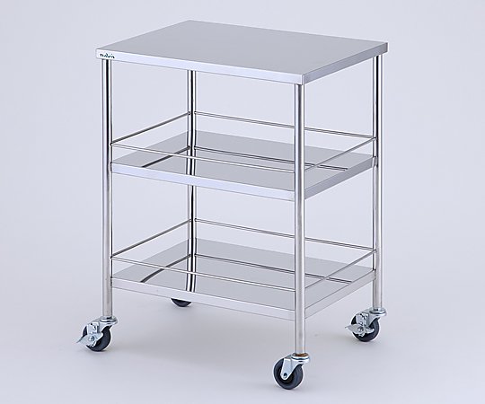 エコノミー回診車 KSC3-S（静音タイプ） 3段 450×300×800mm